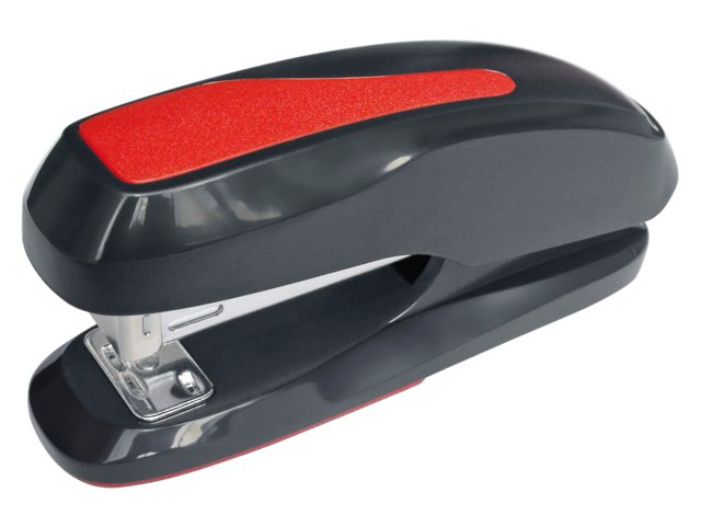 Nietmachine Plus Office 24-26/6 zwart/rood