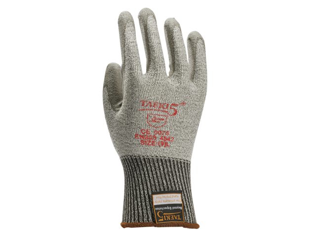 Handschoen snijbestendig Teaki 5 PU grijs extra large