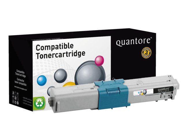 Tonercartridge Quantore Oki 44469704 geel