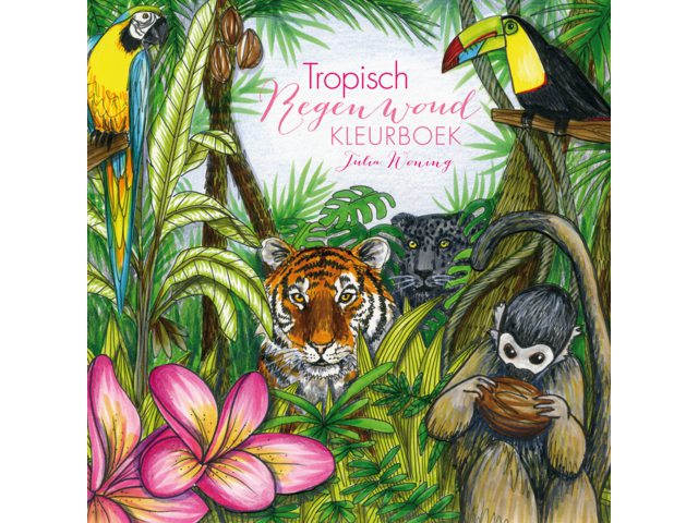 Kleurboek volwassenen Tropisch regenwoud