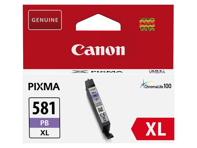 Inkcartridge Canon CLI-581XL foto blauw HC