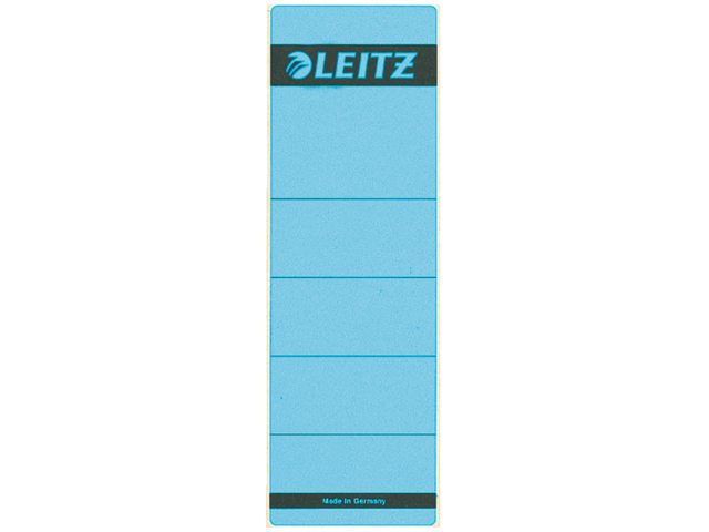 Rugetiket Leitz 1642 62x192mm zelfklevend blauw
