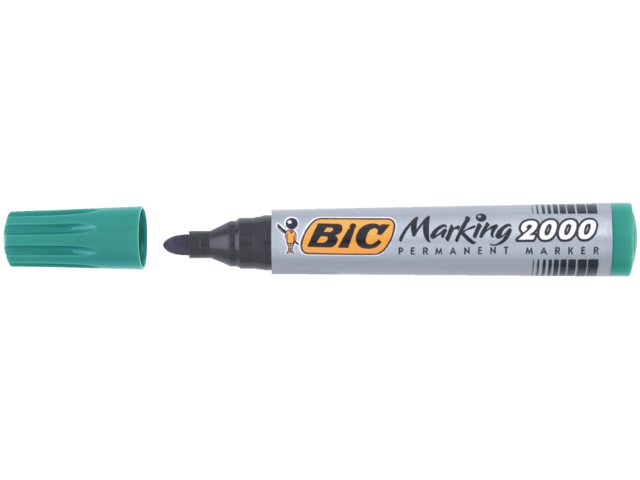 Viltstift Bic 2000 rond groen 1.7mm