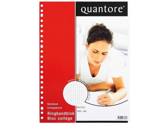 Ringbandblok Quantore 23-gaats ruit 5mm