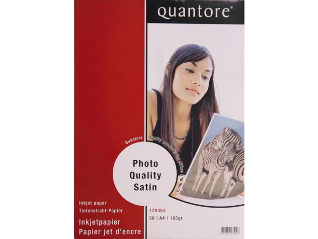 Fotopapier Quantore inkjet A4 170gr mat satijn 50vel