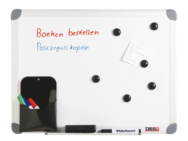 Whiteboard Desq 45x60cm in kunststof draagtas