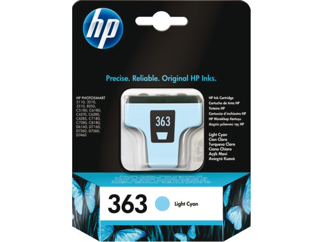 Inkcartridge HP C8774EE 363 lichtblauw