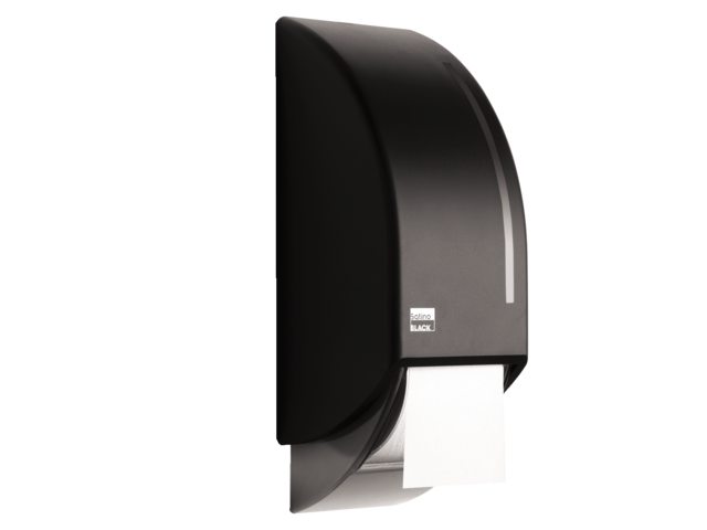 Dispenser Satino Black voor toiletpapier