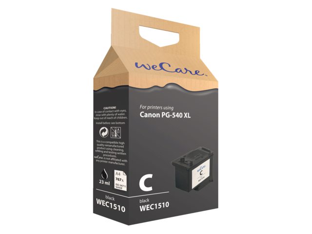 Inkcartridge Wecare Canon PG-540XL zwart HC