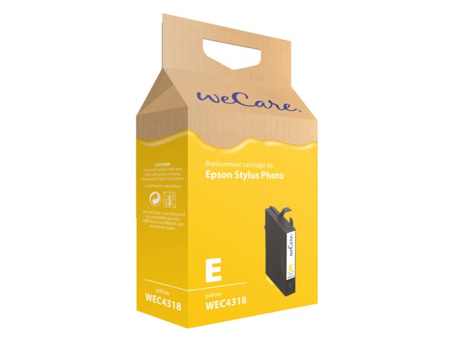 Inkcartridge Wecare Epson T048440 geel