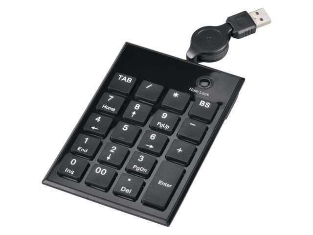 Toetsenbord Hama nummeriek SK140 zwart