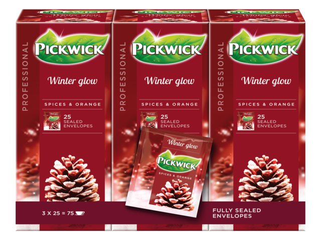 Thee Pickwick wintergloed 25 zakjes van 2gr