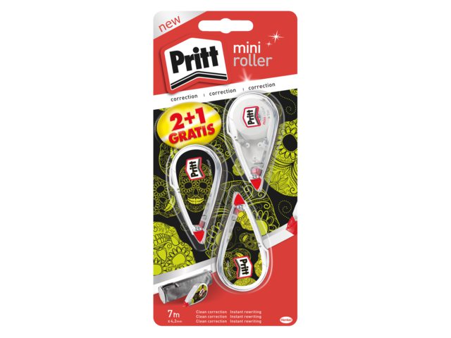Correctieroller Pritt Mini 4.2mm 2+1 gratis monster