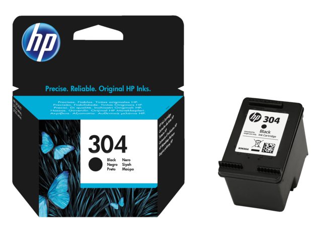 Inkcartridges HP 304 N9K06AE zwart