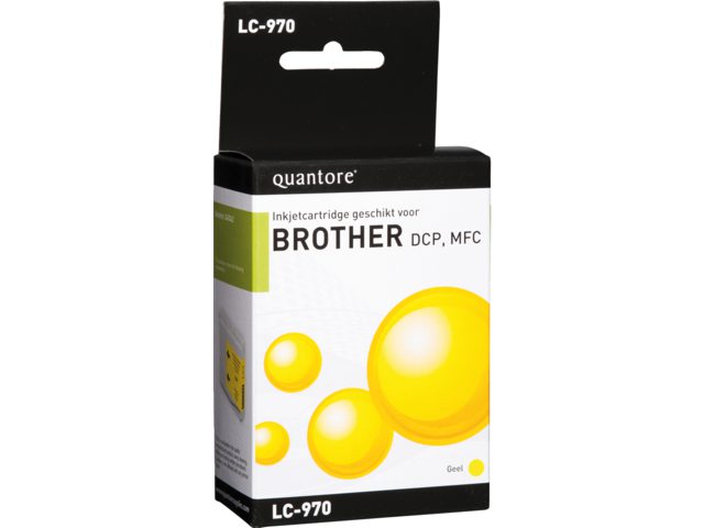 Inkcartridge Quantore Brother LC-970 geel