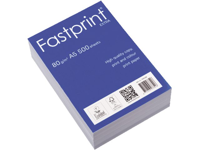 Kopieerpapier Fastprint extra A5 80gr wit 500vel