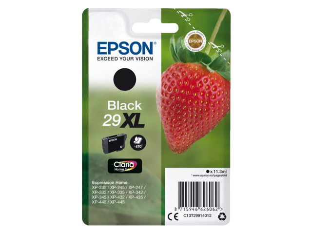 Inkcartridge Epson 29XL T2991 zwart HC