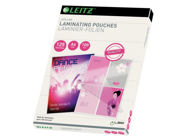 Lamineerhoes Leitz A4 2x125micron 100stuks