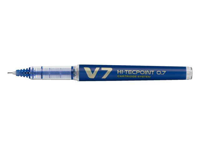 Rollerpen PILOT begreen Hi-Tecpoint V7 0,4mm blauw