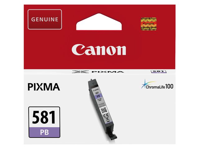 Inkcartridge Canon CLI-581 foto blauw