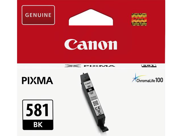 Inkcartridge Canon CLI-581 zwart