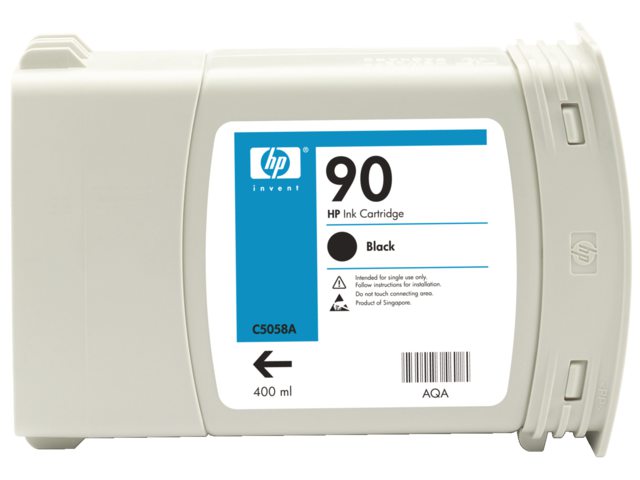 Inkcartridge HP C5058A 90 zwart