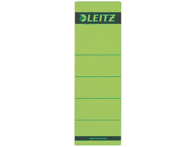 Rugetiket Leitz 1642 62x192mm zelfklevend groen