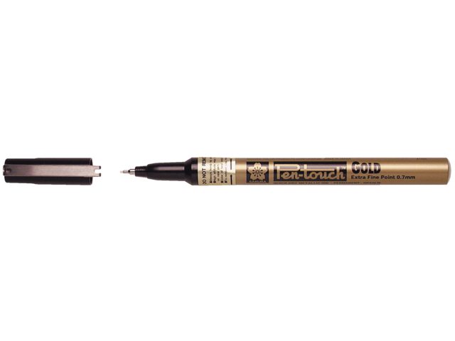 Viltstift Bruynzeel pen-touch EF Goud 1-2mm