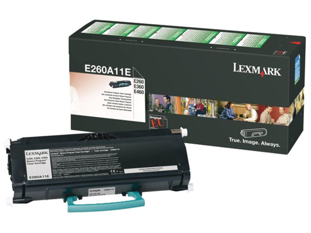 Tonercartridge Lexmark E260A11E prebate zwart