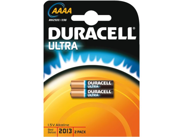 Batterij Duracell Ultra 2xAAAA alkaline
