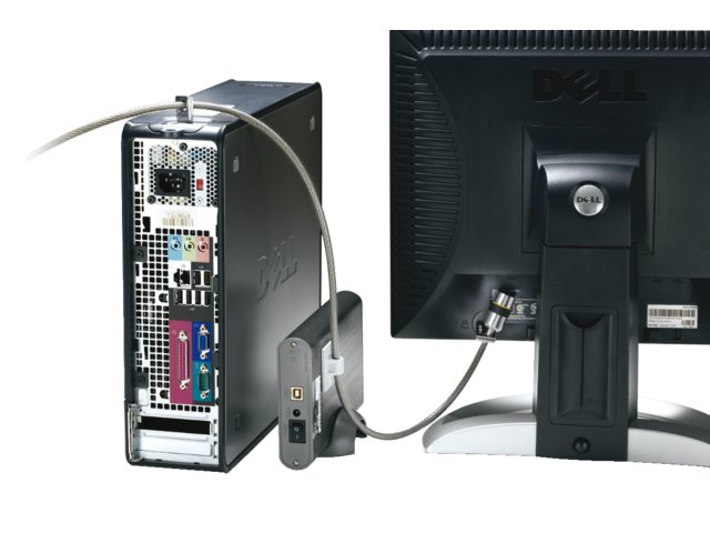 Beveiligingsset Kensington desktop + pc microsaver zwart