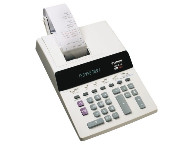 Rekenmachine Canon P29-DIV