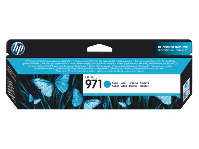 Inkcartridge HP CN622AE 971 blauw