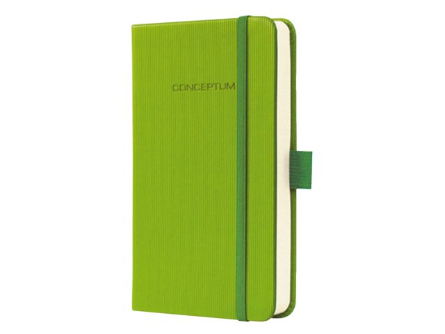 Notitieboek Conceptum CO579 95x150mm groen lijn