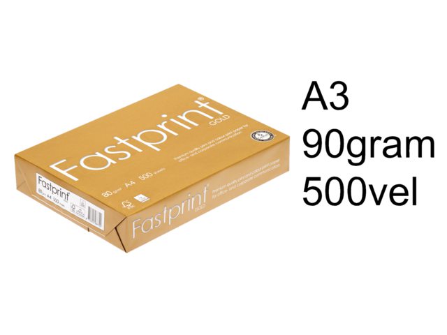 Kopieerpapier Fastprint gold A3 90gr wit 500vel