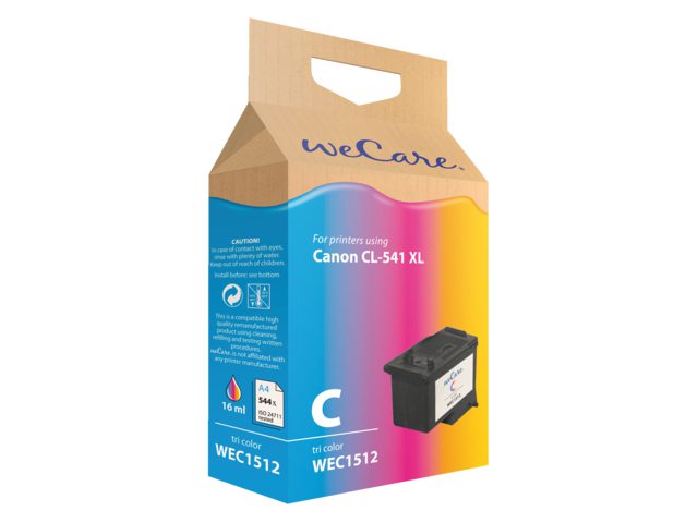 Inkcartridge Wecare Canon CL-541XL kleur HC