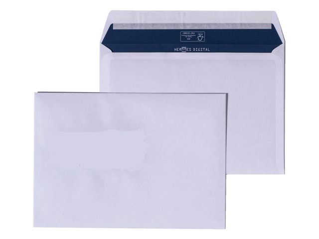 Envelop Hermes Digital EA5 156x220mm zelfklevend wit 50stuks