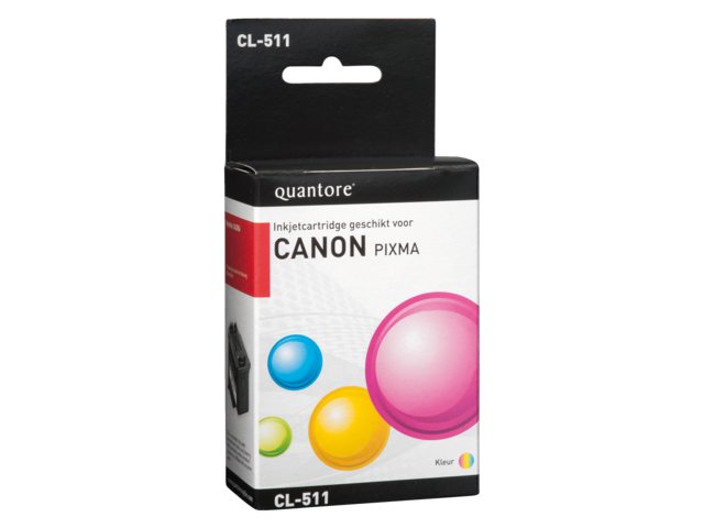 Inkcartridge Quantore Canon CL-511 kleur