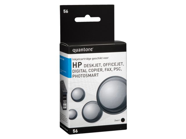Inkcartridge Quantore HP C6656D 56 zwart