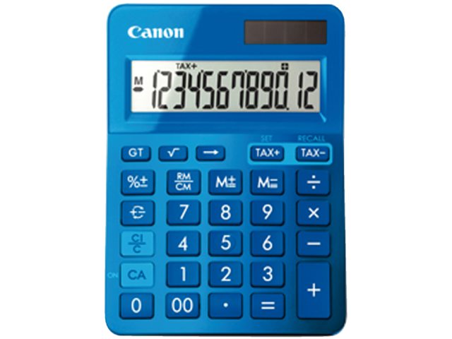 Rekenmachine Canon LS-123K blauw