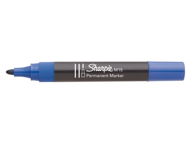 Viltstift Sharpie M15 rond blauw 1.8mm