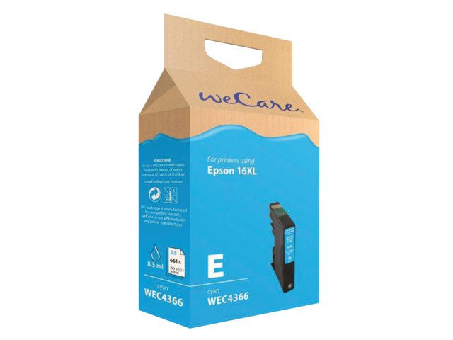 Inkcartridge Wecare Epson T163240 blauw HC