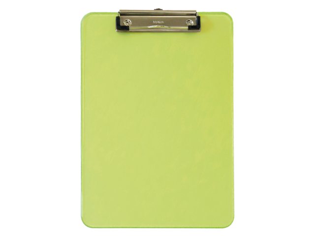 Klembord Maul A4 transparant neon groen