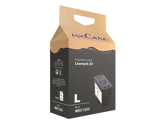 Inkcartridge Wecare Lexmark 18C0034 34 zwart