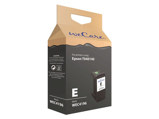 Inkcartridge Wecare Epson T040140 zwart