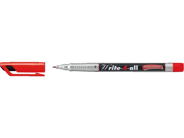 Cd marker Stabilo Write-4-All 156/40 rood fijn