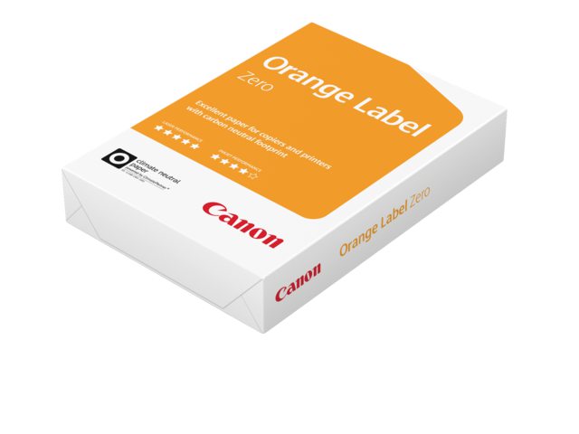 Kopieerpapier Canon Orange label Zero 80gr A4 wit 500vel