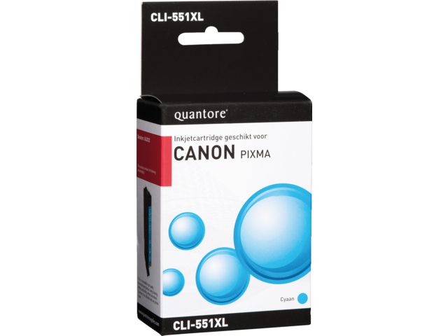 Inkcartridge Quantore Canon CLI-551XL blauw