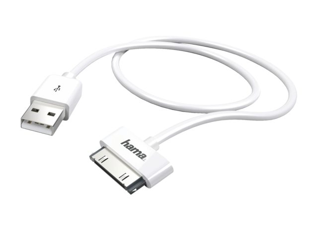 Kabel Hama USB / Sync 30-pins 100cm wit