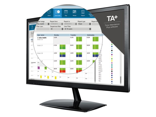 Tijdregistratiesysteem  Safescan TA+  inclusief software
